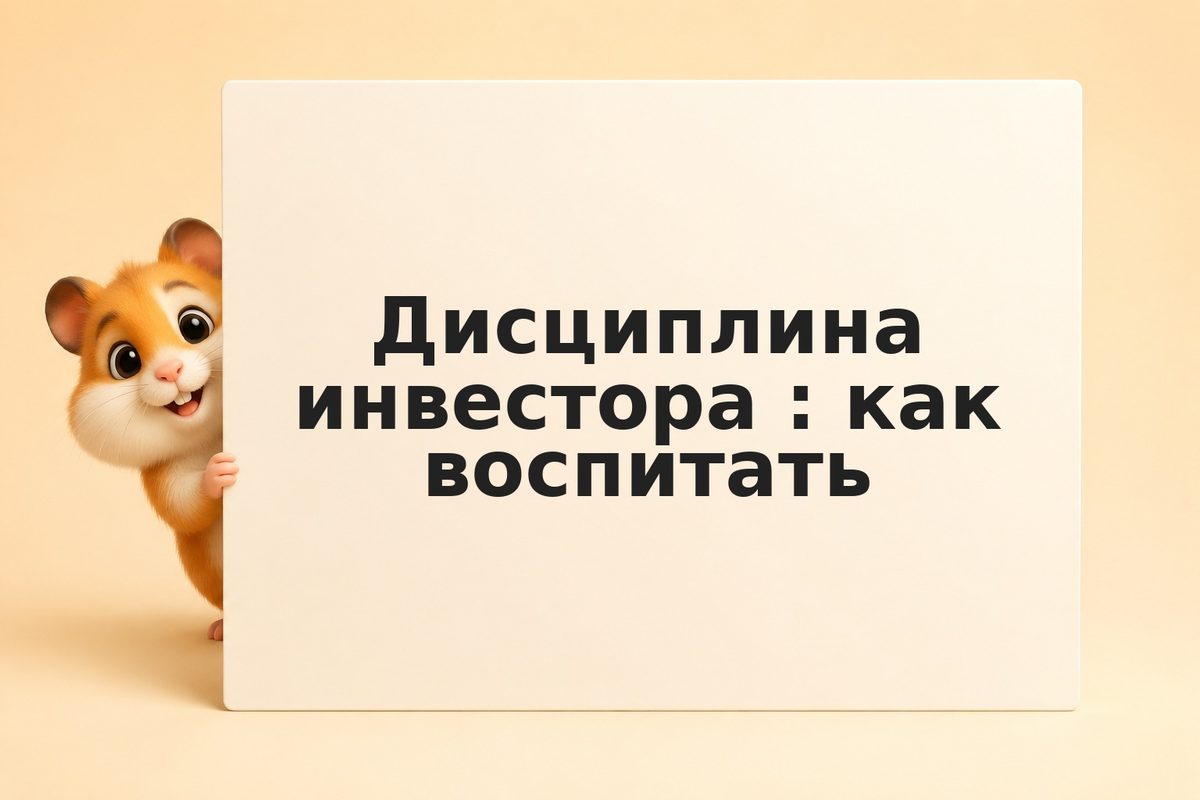 Дисциплина инвестора: как воспитать