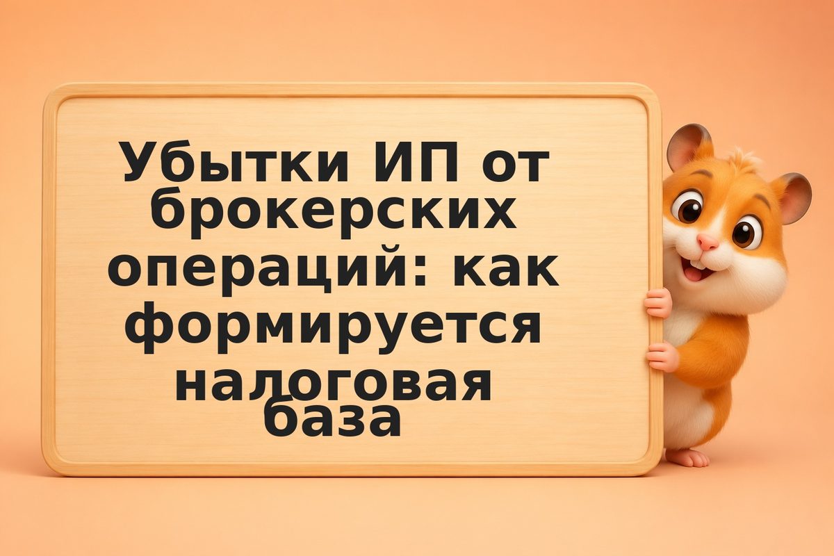 Убытки ИП от брокерских операций: как формируется налоговая база