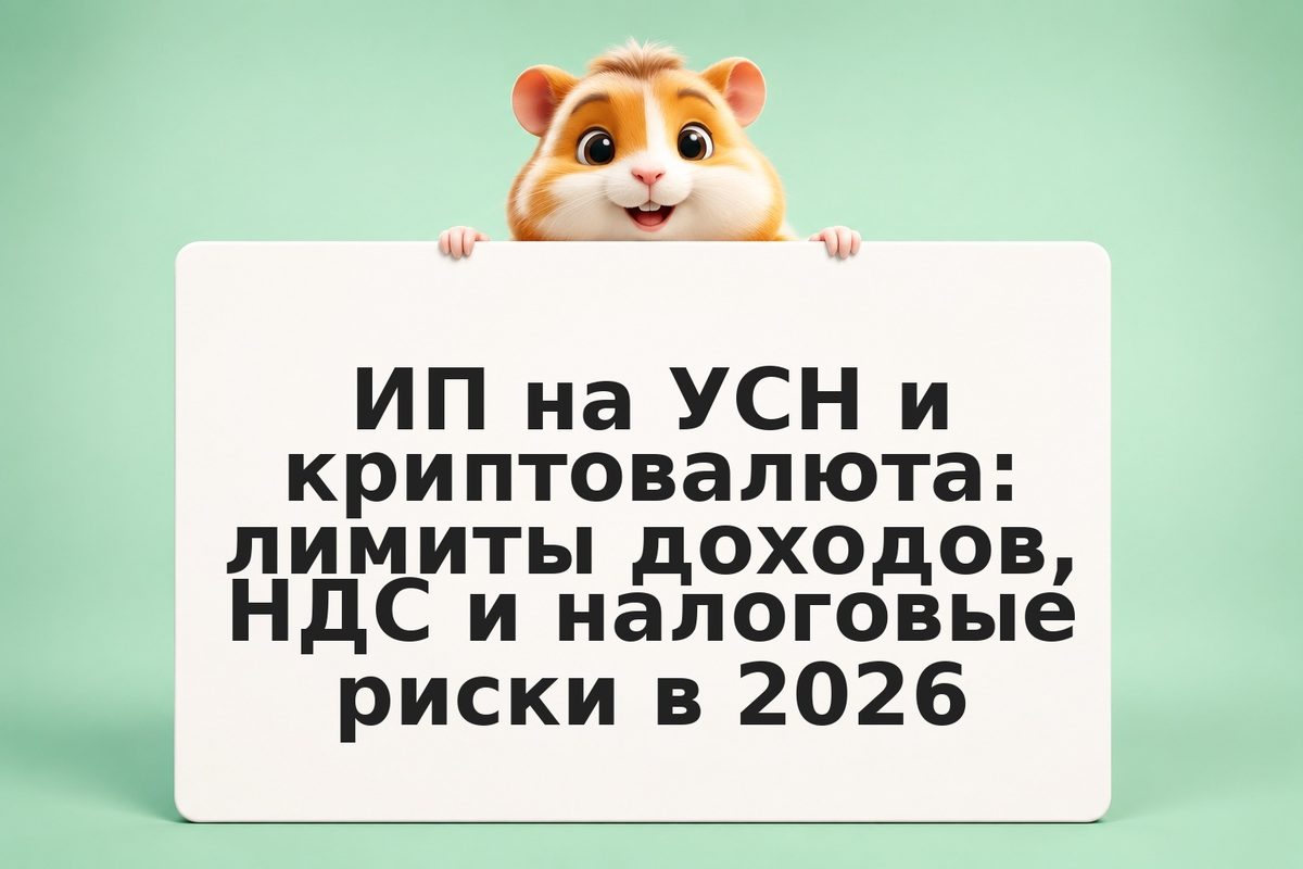 ИП на УСН и криптовалюта: лимиты доходов, НДС и налоговые риски в 2026