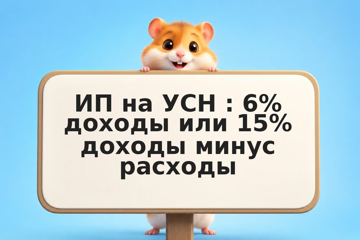 ИП на УСН: 6% доходы или 15% доходы минус расходы