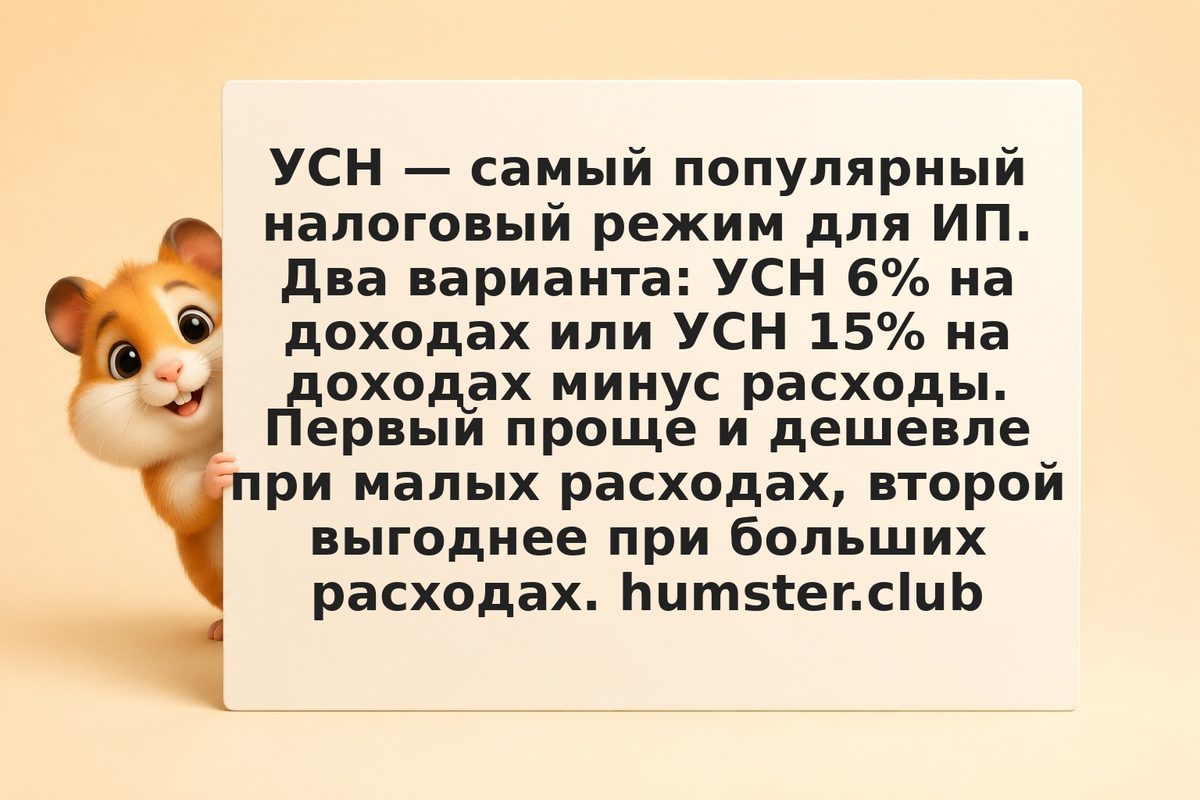 ИП на УСН: 6% доходы или 15% доходы минус расходы