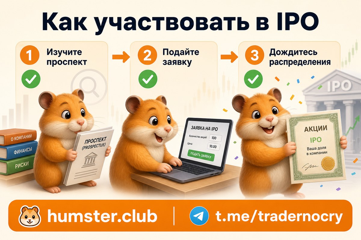 Участие в IPO и вторичных размещениях акций