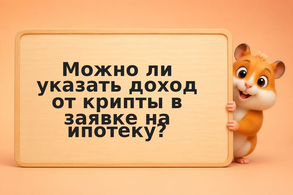Ипотека с доходами от крипты: примет ли банк в 2026