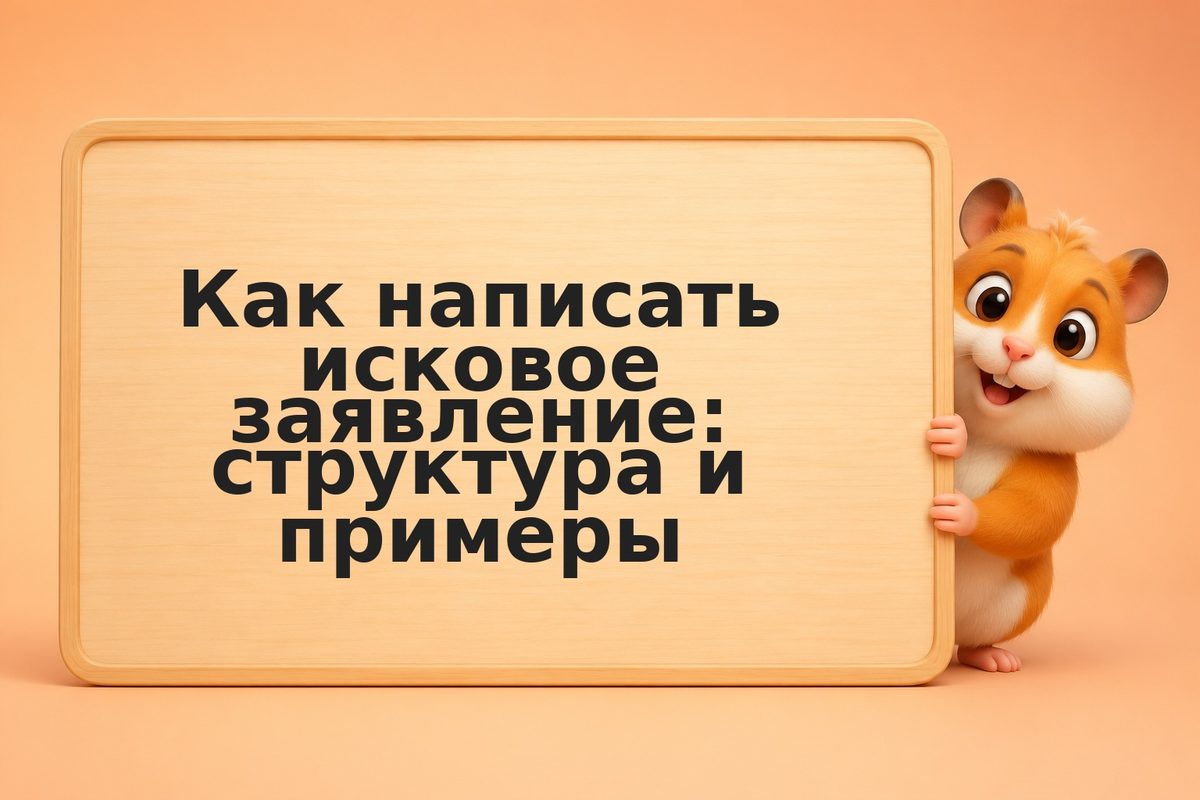 Как написать исковое заявление: структура и примеры