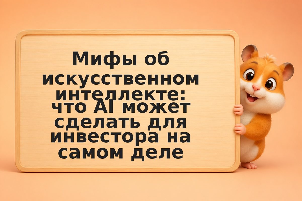 Мифы об искусственном интеллекте: что AI может сделать для инвестора на самом де