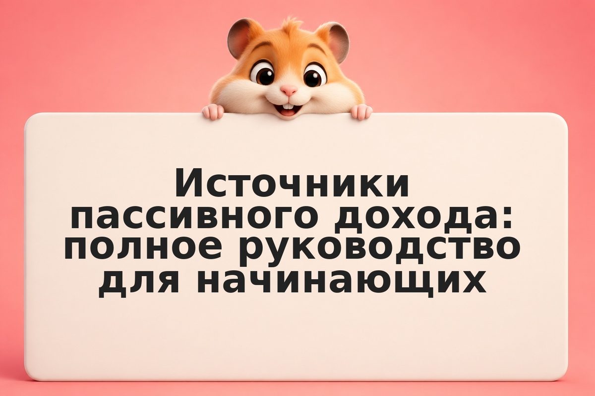 Источники пассивного дохода: полное руководство для начинающих