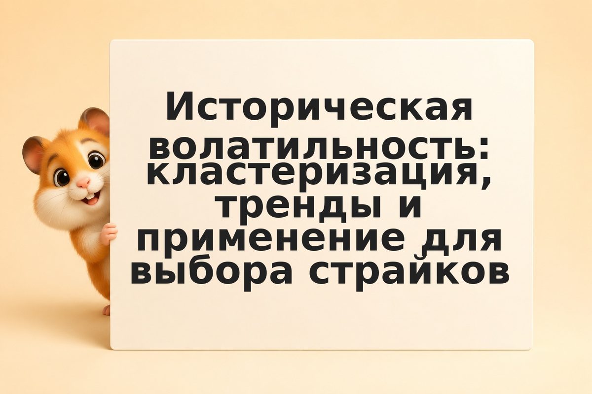 Историческая волатильность: кластеризация, тренды и применение для выбора страйк