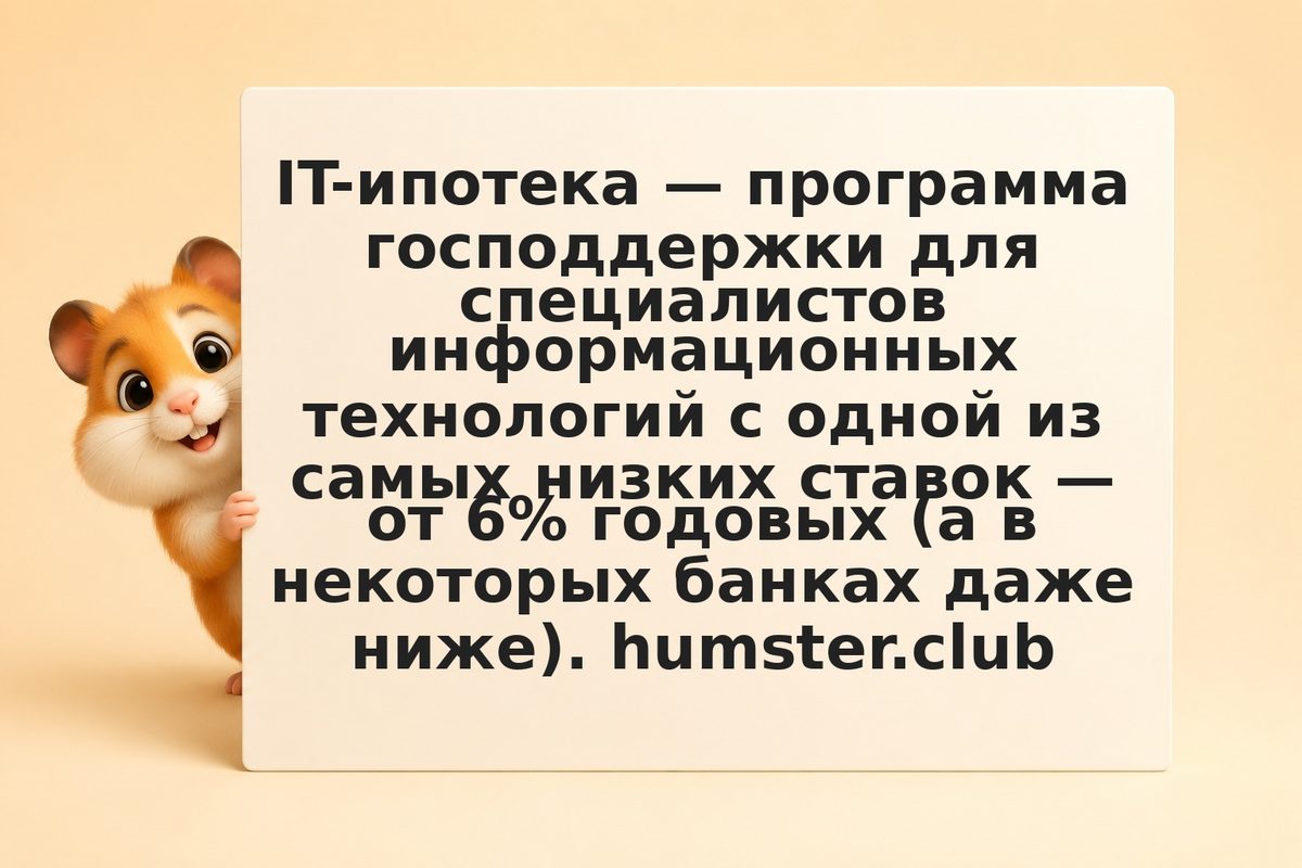 IT-ипотека: условия для айтишников