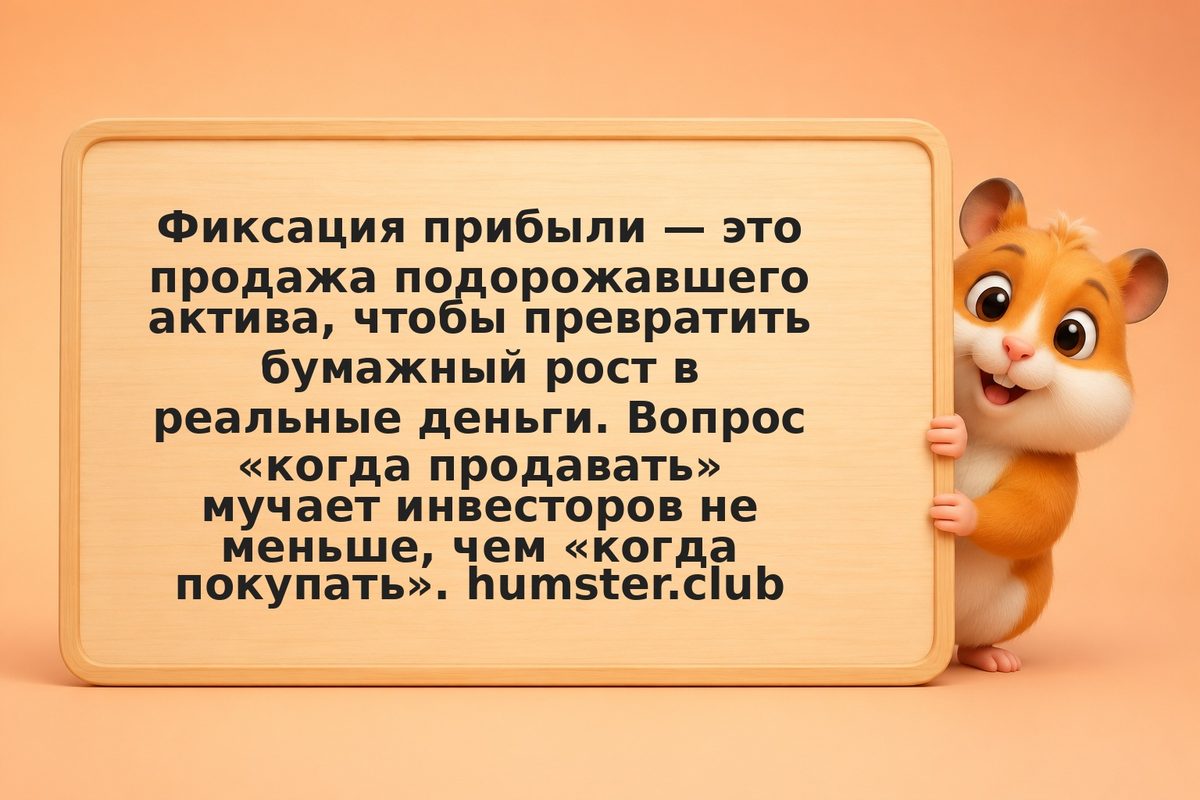 Когда фиксировать прибыль