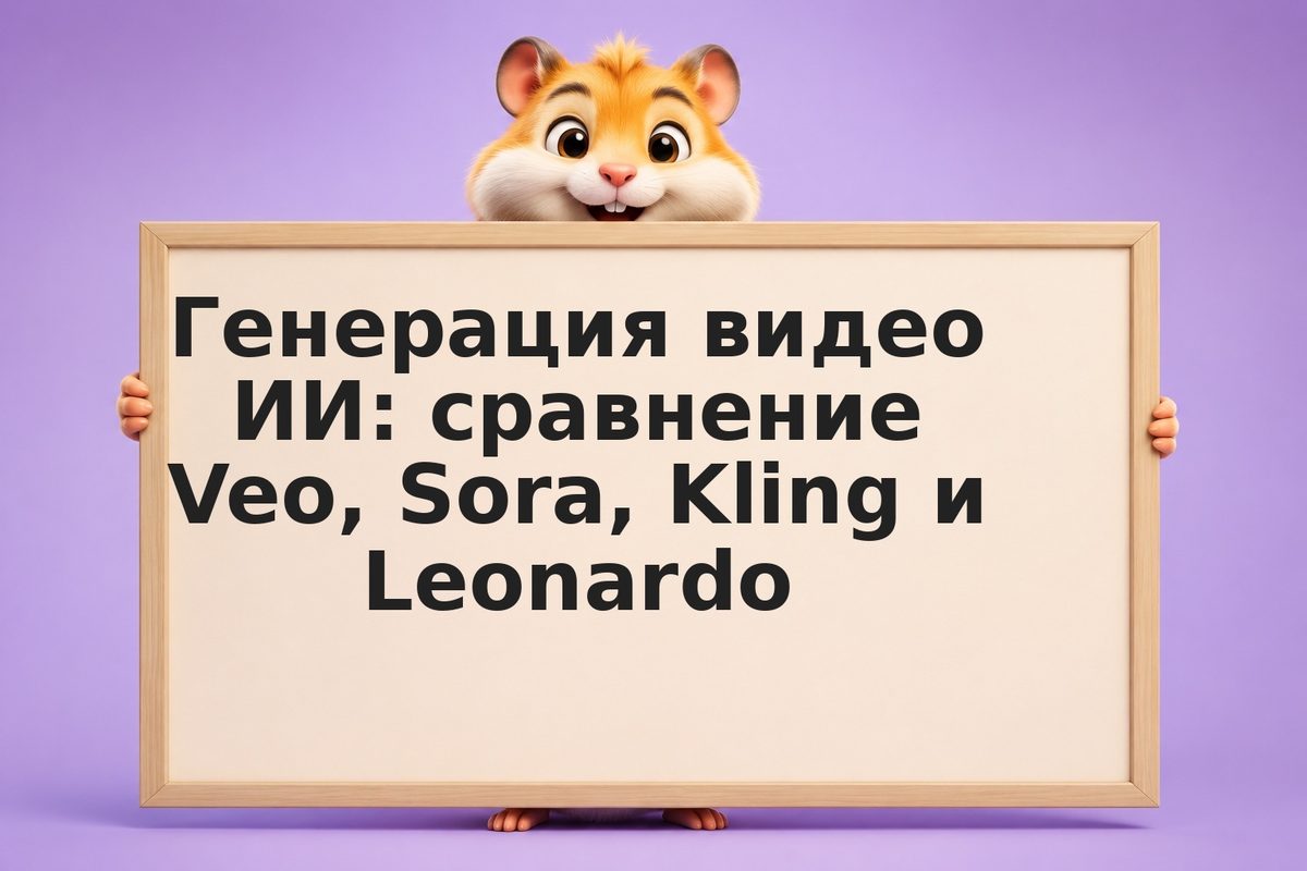 Генерация видео ИИ: сравнение Veo, Sora, Kling и Leonardo