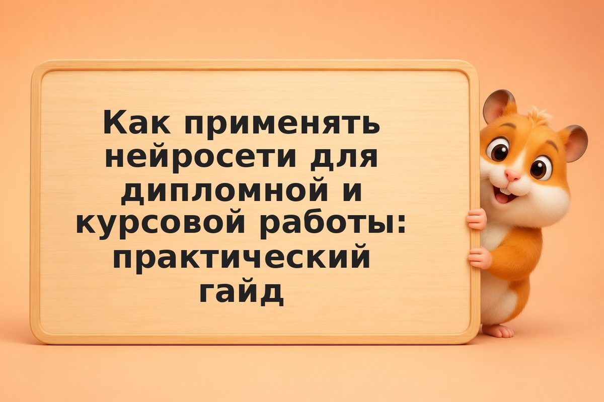 Как применять нейросети для дипломной и курсовой работы: практический гайд
