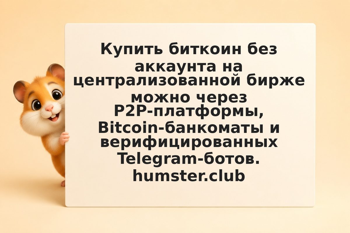 Как купить биткоин без регистрации на бирже в 2026 году