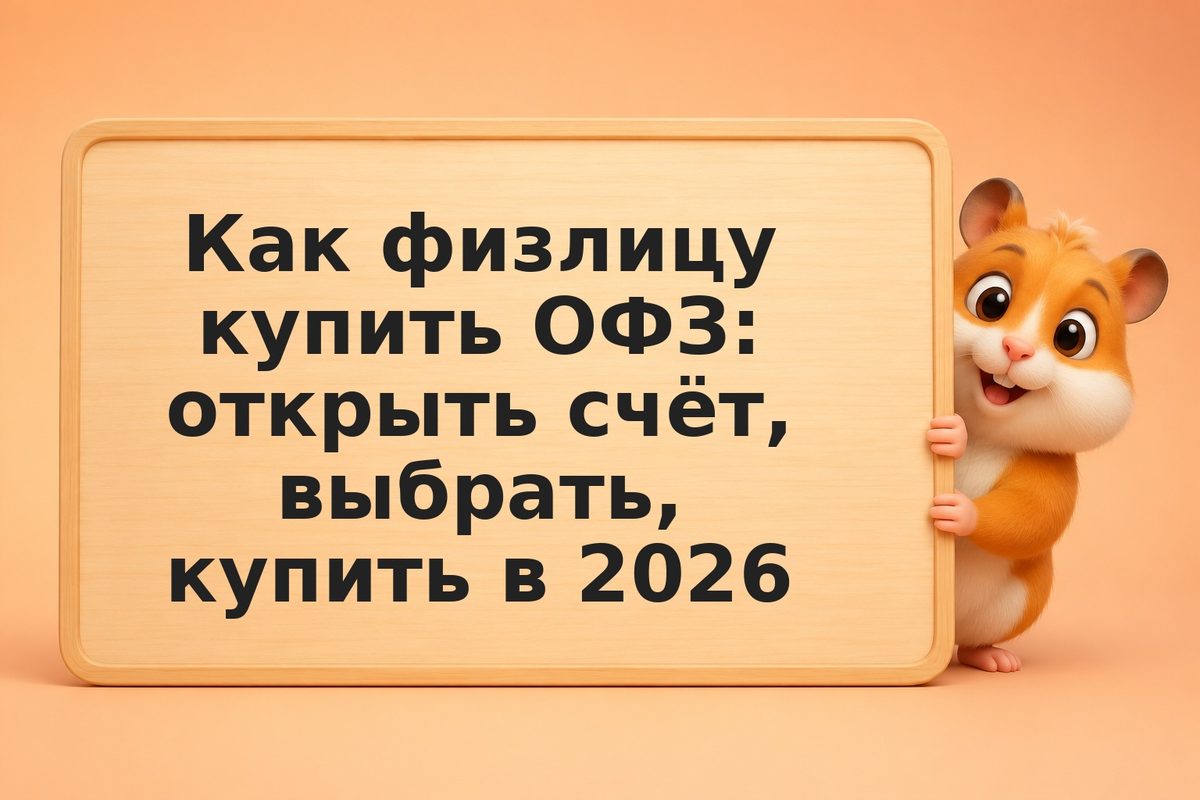 Как физлицу купить ОФЗ: открыть счёт, выбрать, купить в 2026