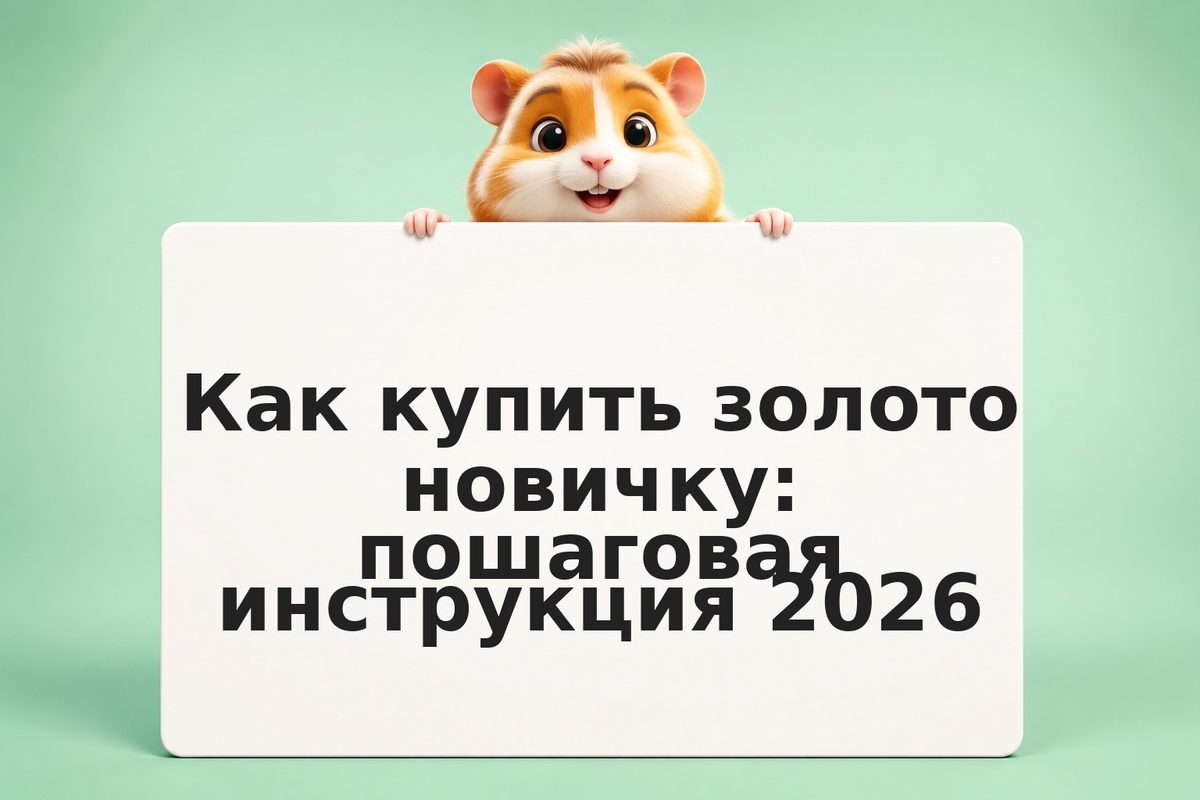 Как купить золото новичку: пошаговая инструкция 2026