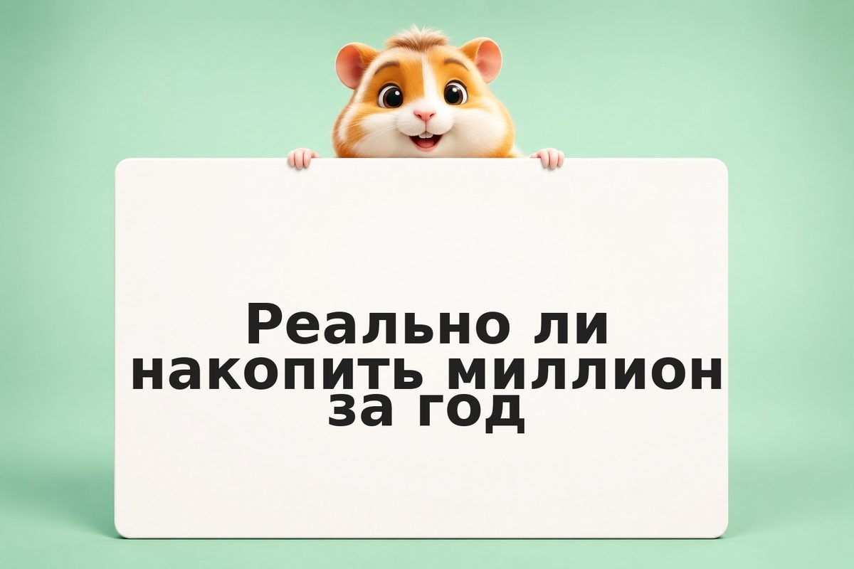 Реально ли накопить миллион за год