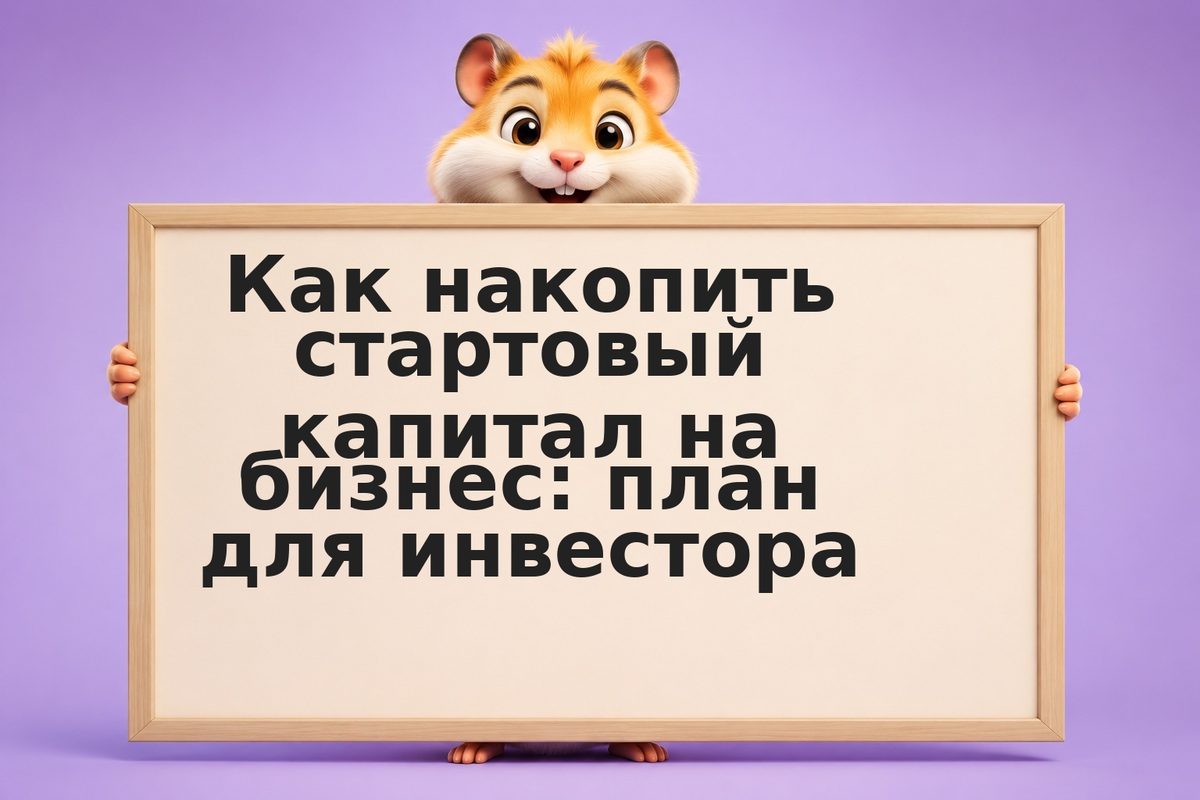 Как накопить стартовый капитал на бизнес: план для инвестора