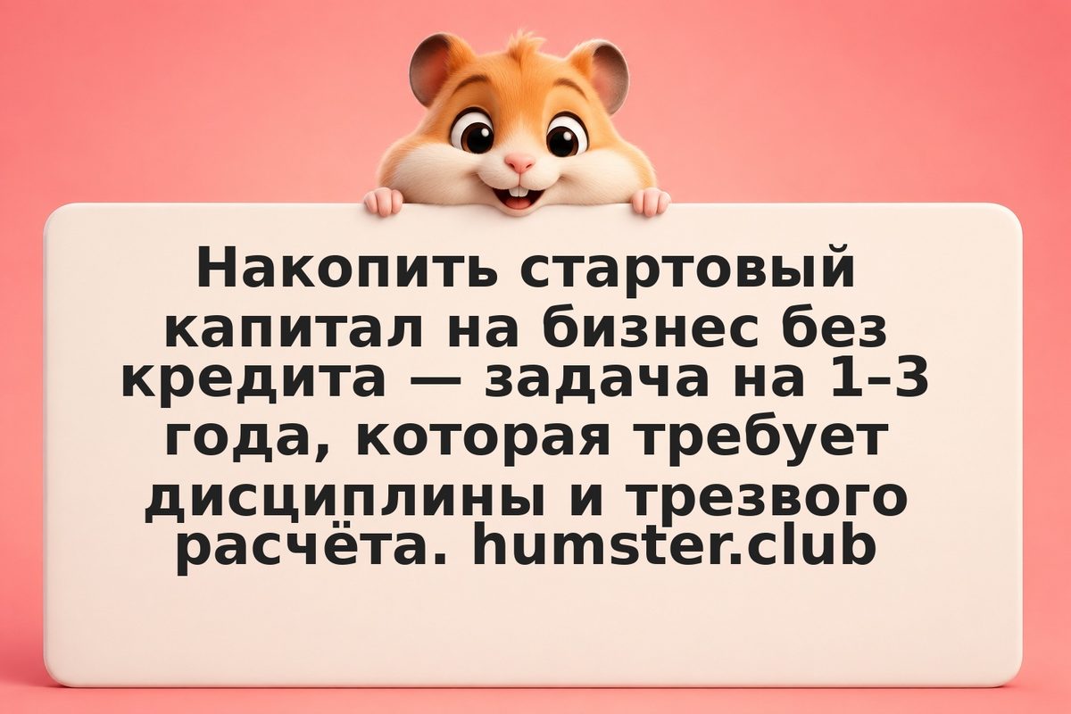 Как накопить стартовый капитал на бизнес: план для инвестора