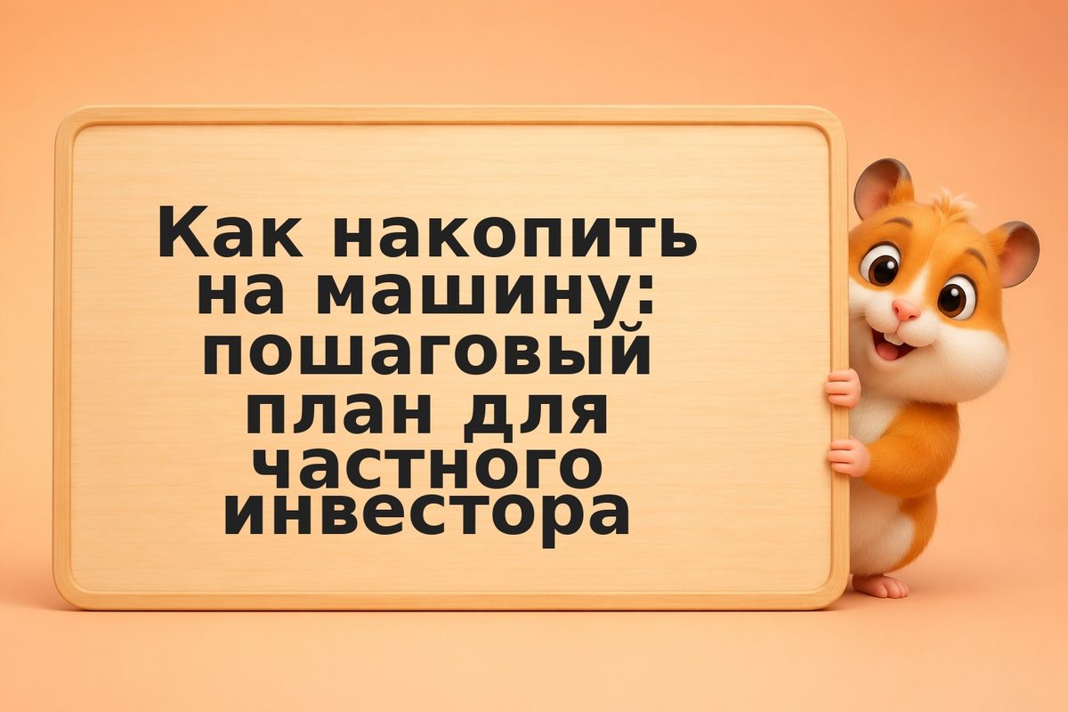 Как накопить на машину: пошаговый план для частного инвестора