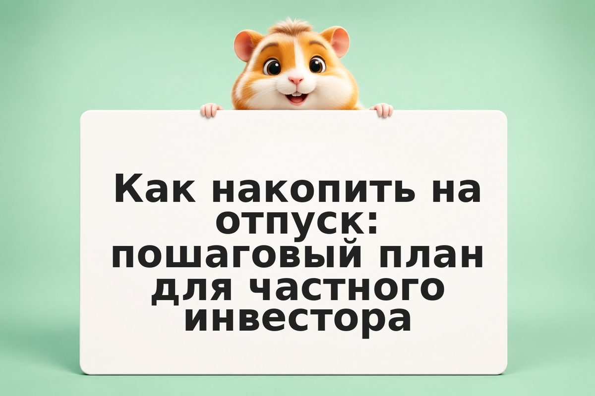 Как накопить на отпуск: пошаговый план для частного инвестора