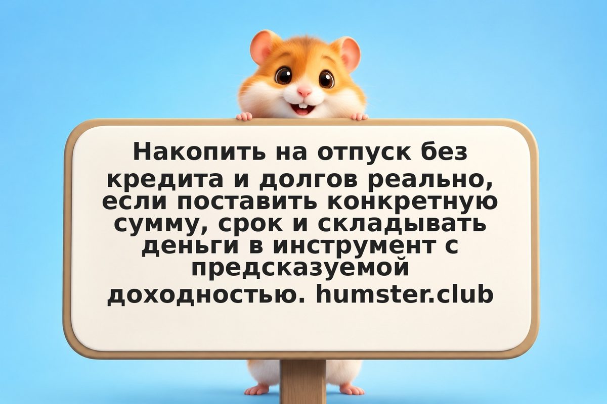 Как накопить на отпуск: пошаговый план для частного инвестора