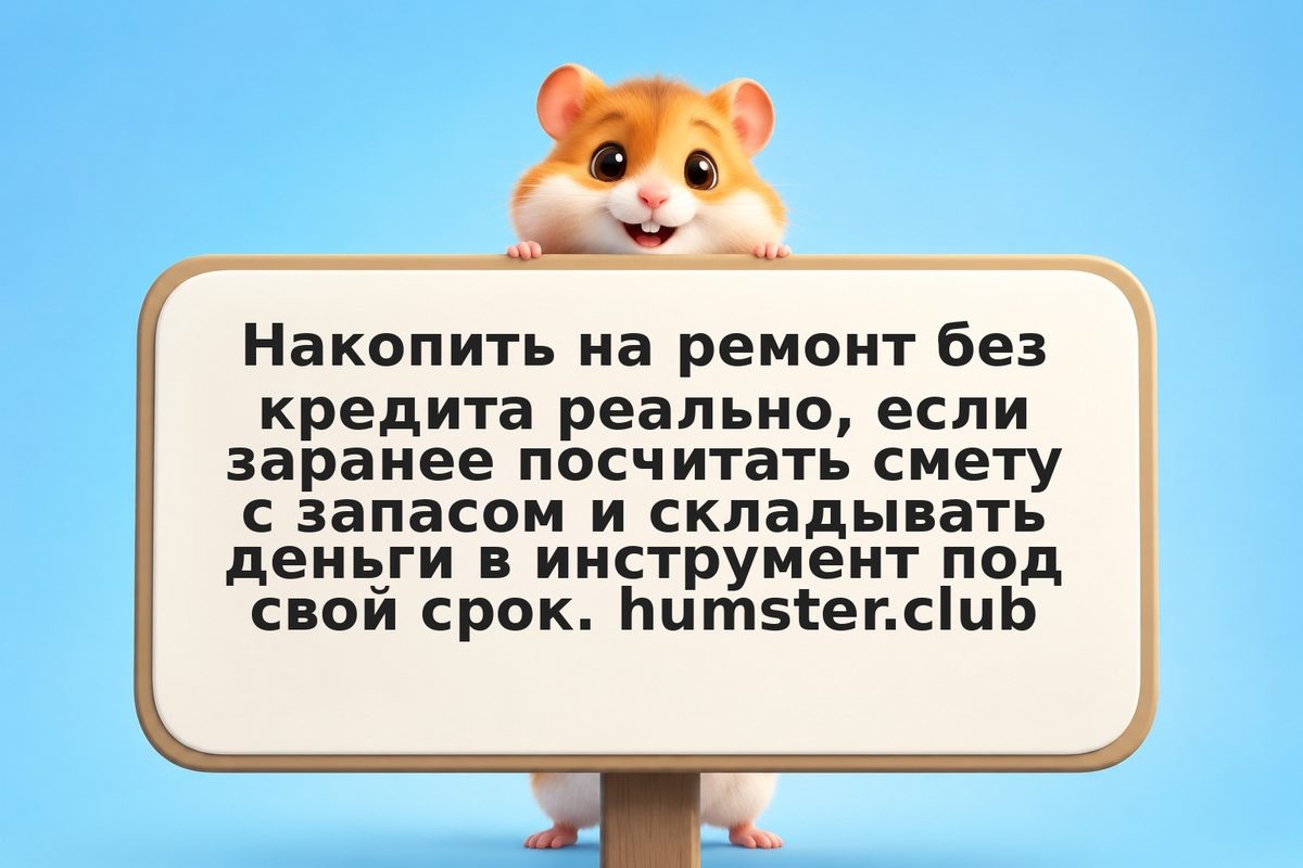 Как накопить на ремонт: пошаговый план для частного инвестора