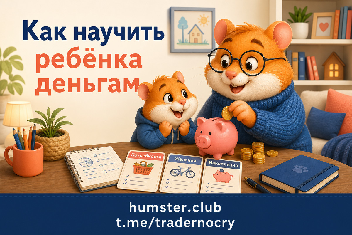 Как научить ребёнка обращаться с деньгами