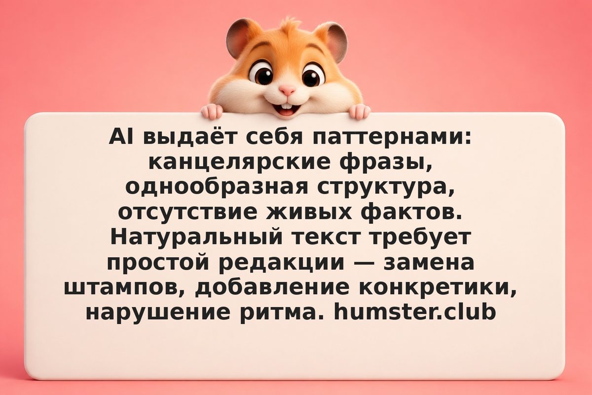 Как натурально редактировать текст, написанный нейросетью