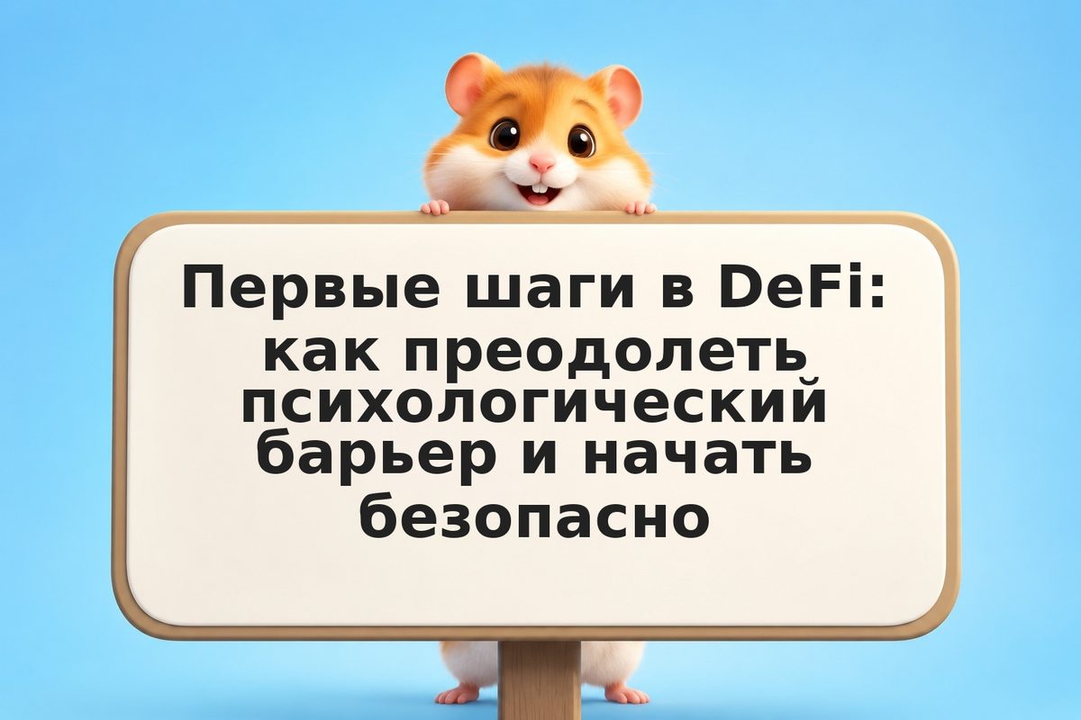 Первые шаги в DeFi: как преодолеть психологический барьер и начать безопасно