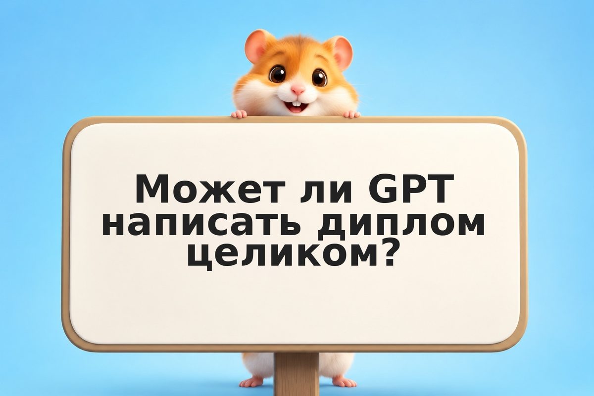 Как писать дипломы с помощью GPT: правила и примеры