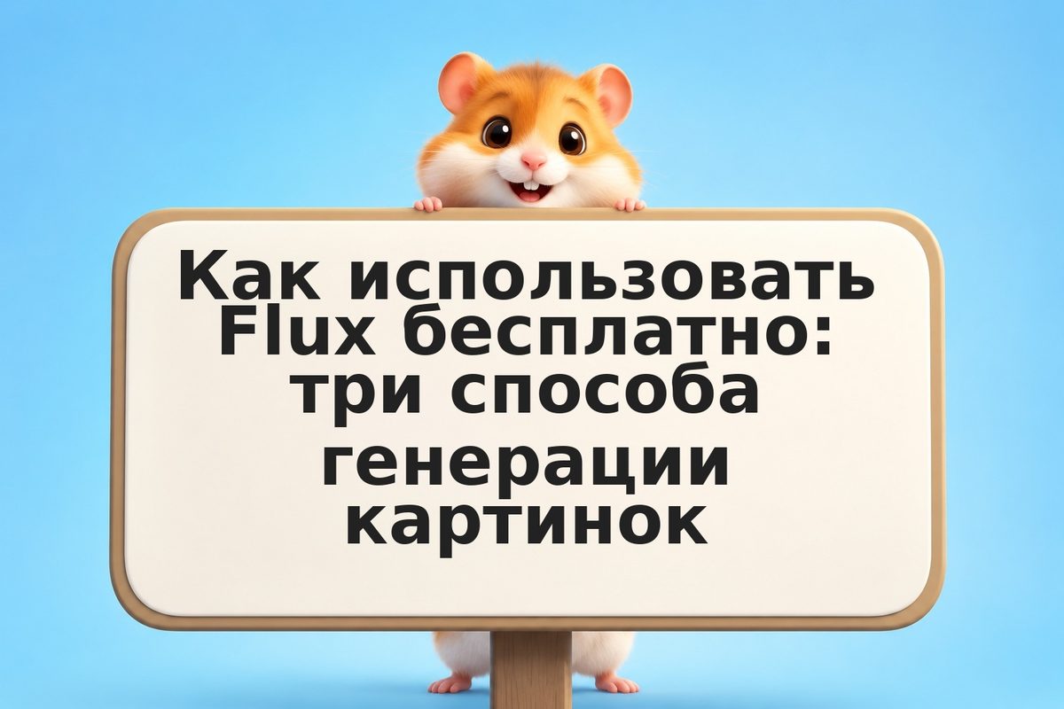 Как использовать Flux бесплатно: три способа генерации картинок