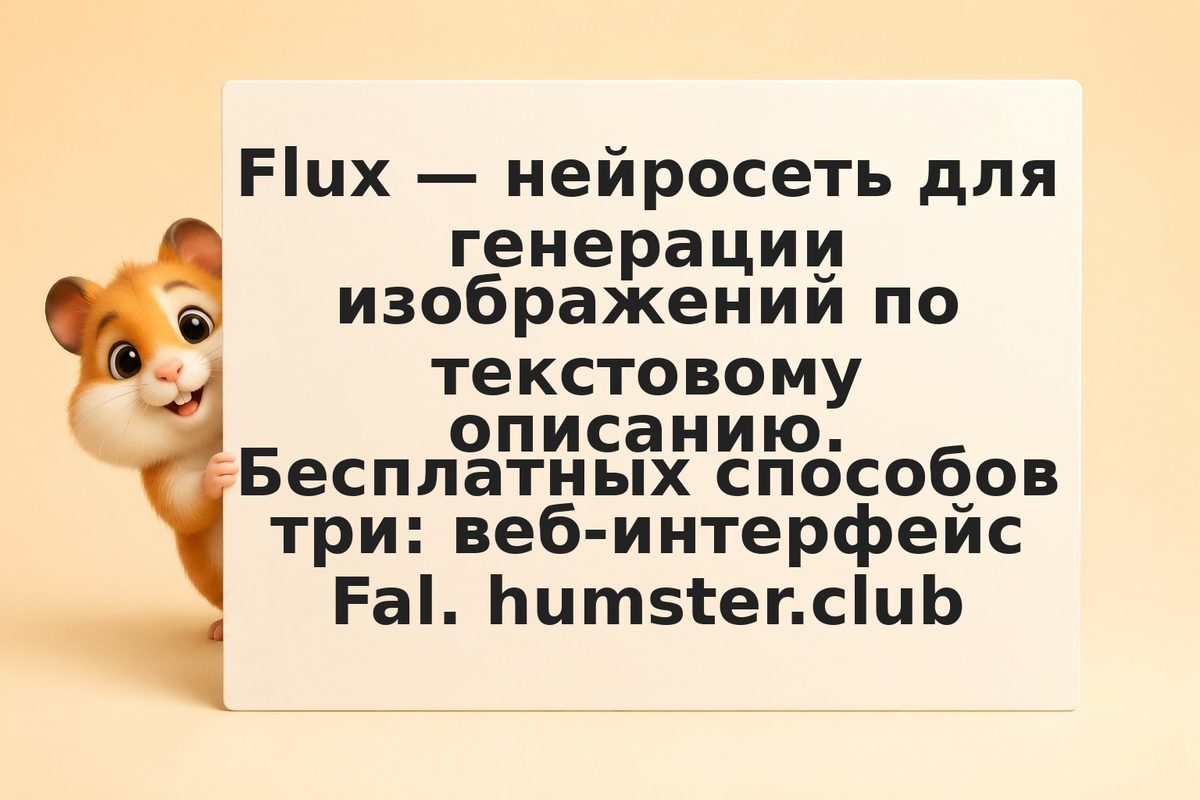 Как использовать Flux бесплатно: три способа генерации картинок