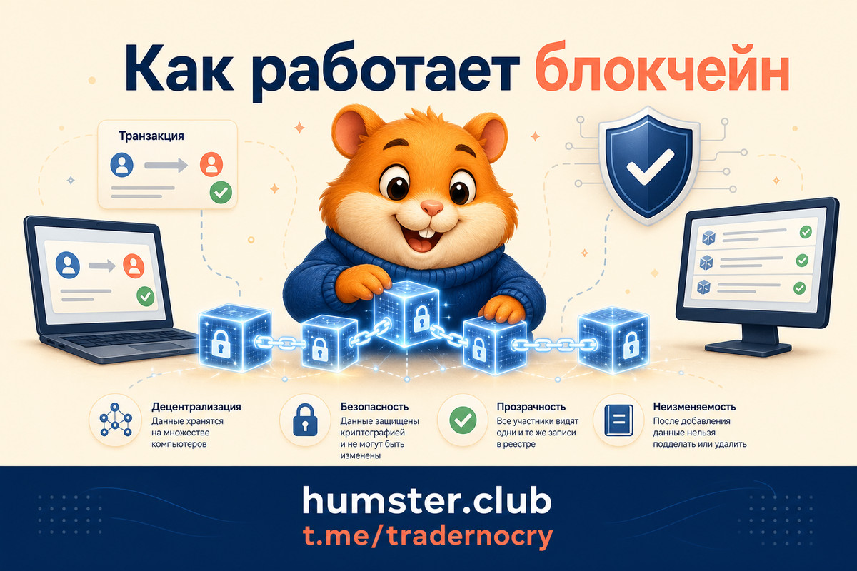 Как работает блокчейн простыми словами