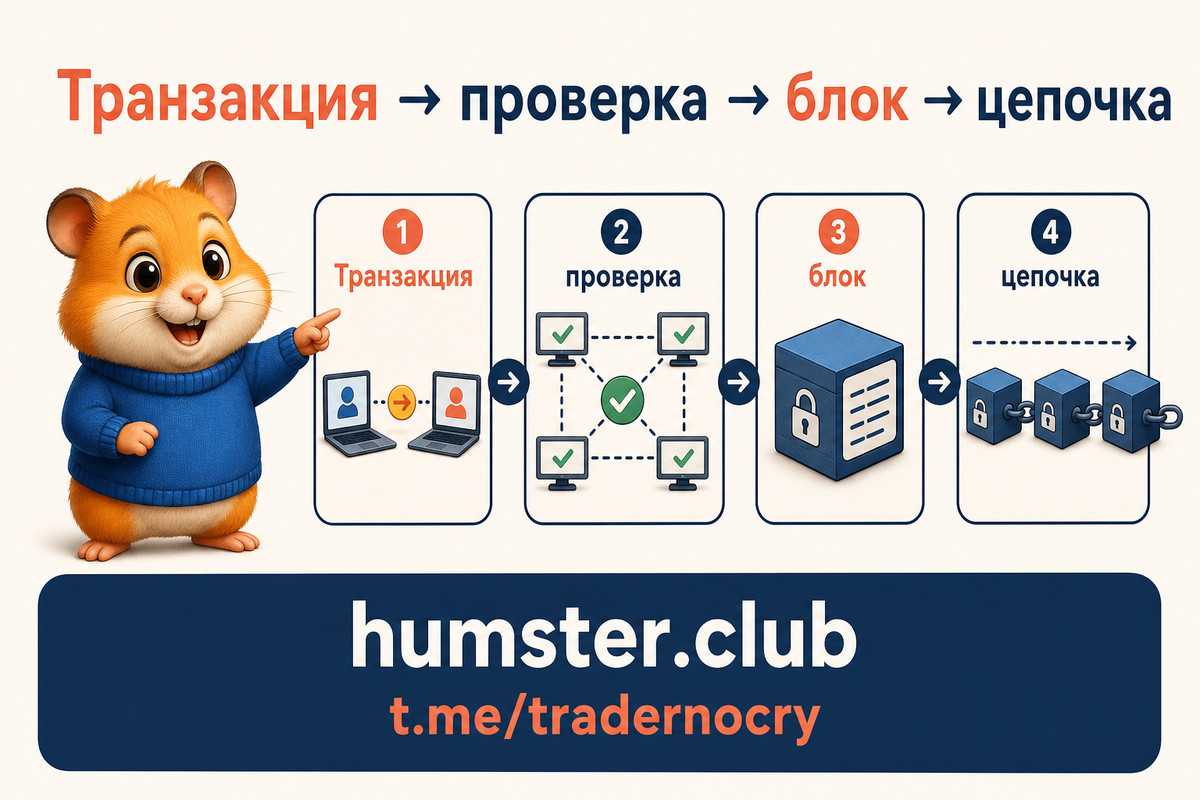 Как работает блокчейн простыми словами