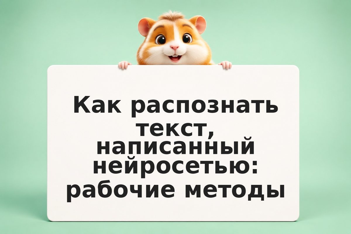 Как распознать текст, написанный нейросетью: рабочие методы