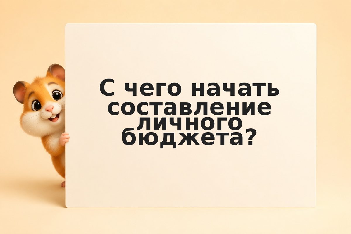 Как составить личный бюджет