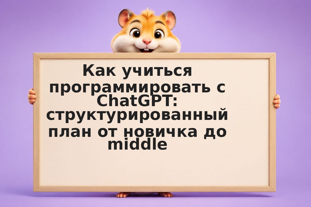 Как учиться программировать с ChatGPT: структурированный план от новичка до midd