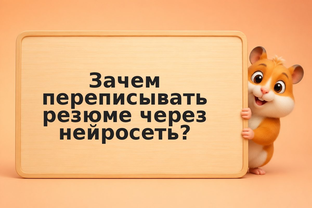 Резюме через ИИ: как переписать в два раза быстрее