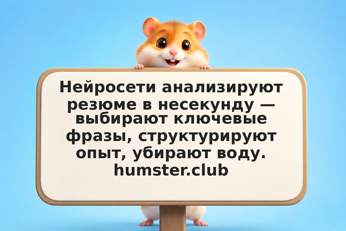 Резюме через ИИ: как переписать в два раза быстрее