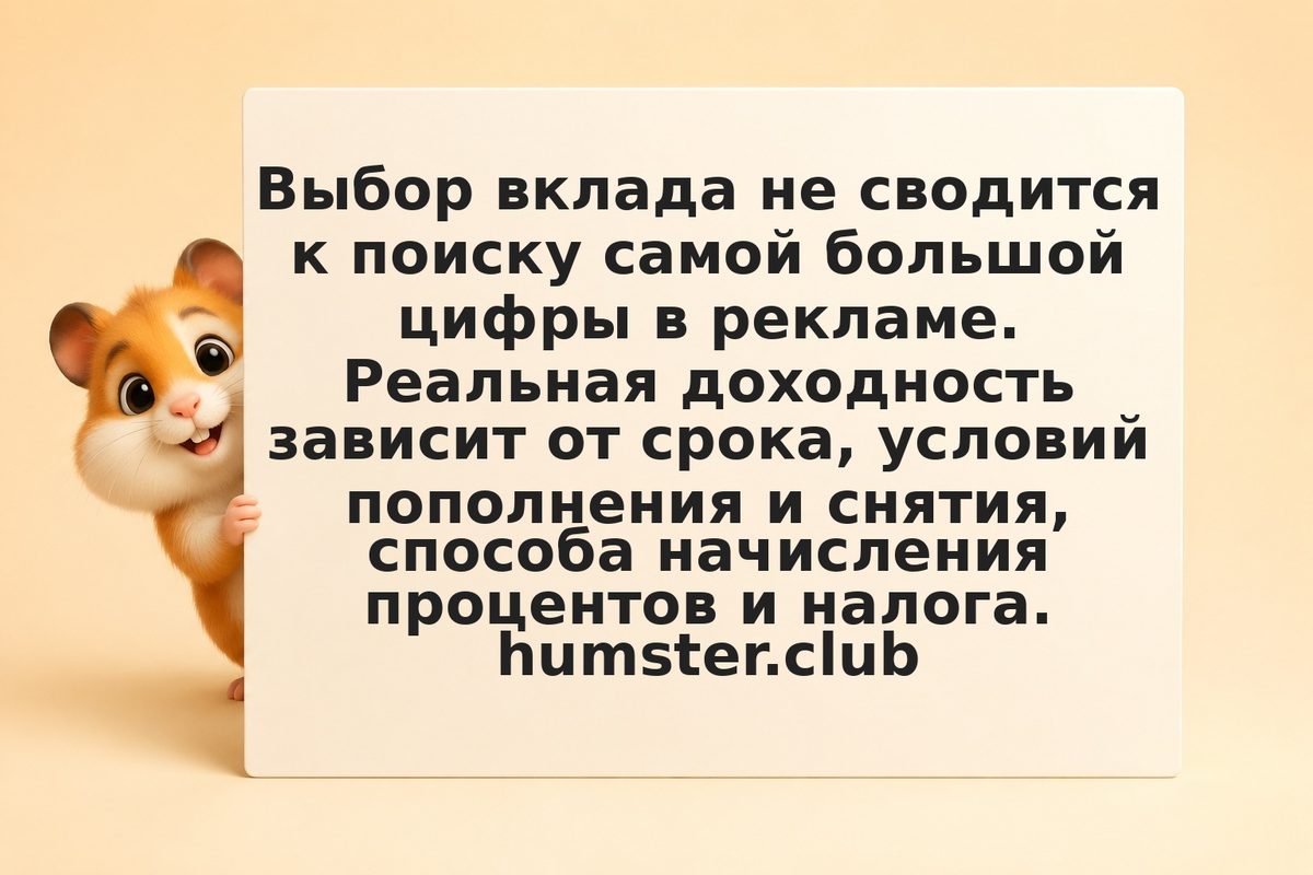 Как выбрать вклад: ставка и условия
