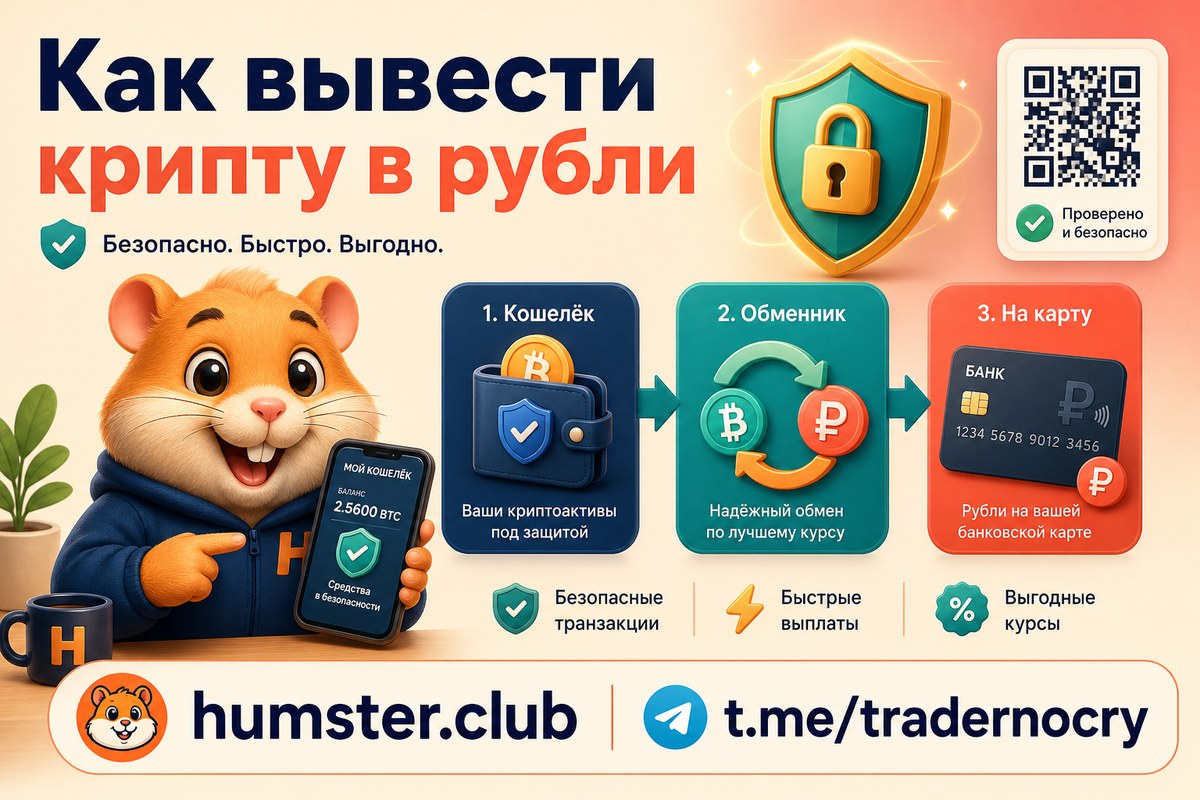 Как вывести криптовалюту в рубли безопасно