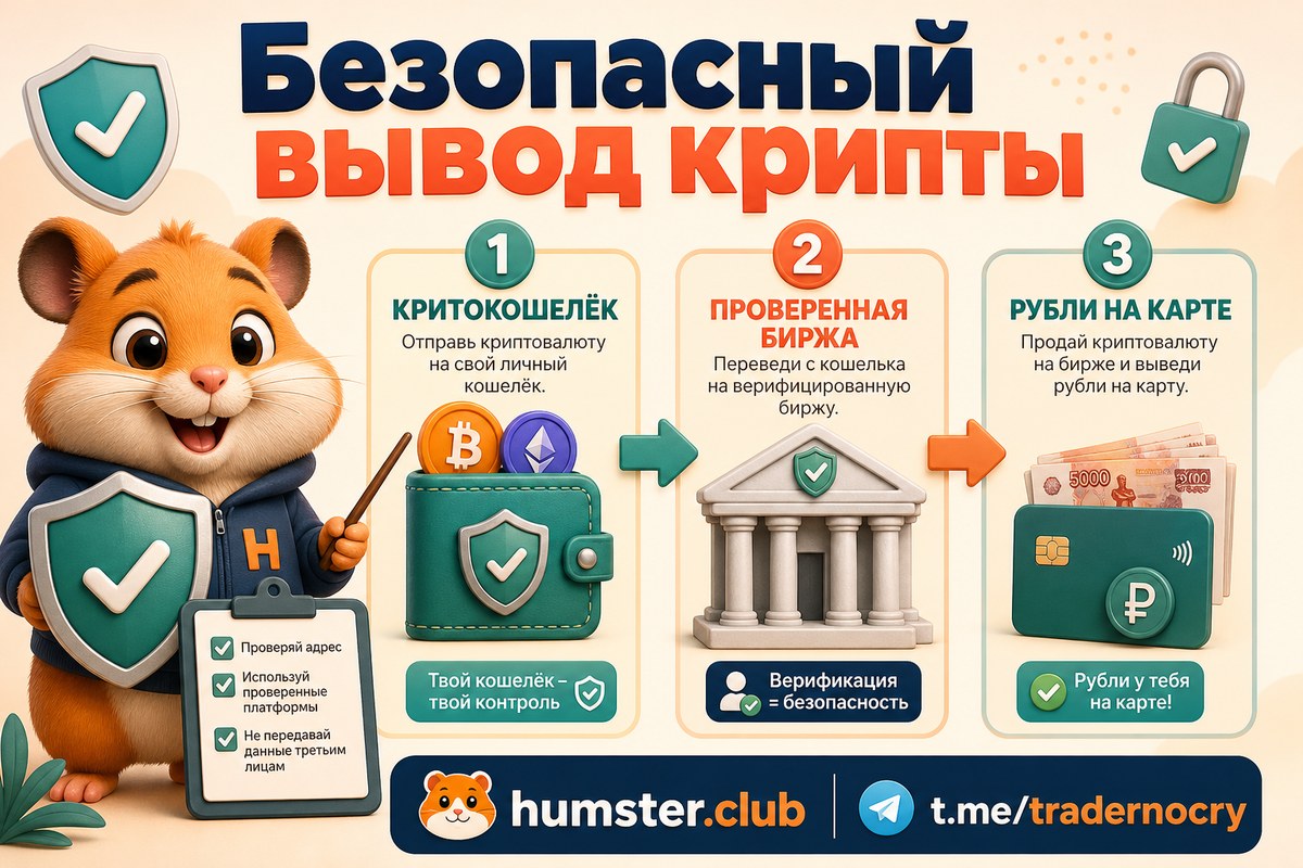 Как вывести криптовалюту в рубли безопасно