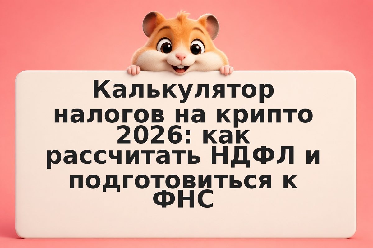 Калькулятор налогов на крипто 2026: как рассчитать НДФЛ и подготовиться к ФНС