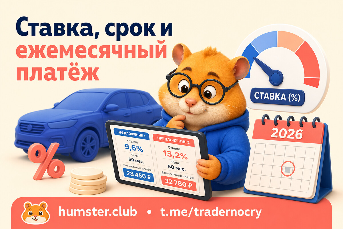 Калькулятор автокредита: как рассчитать платёж и переплату в 2026 году