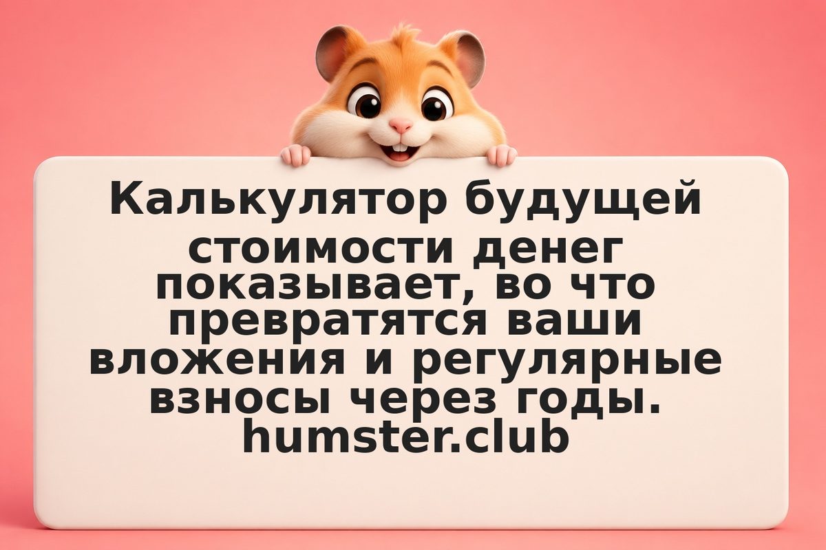 Калькулятор будущей стоимости денег: как рассчитать рост вложений