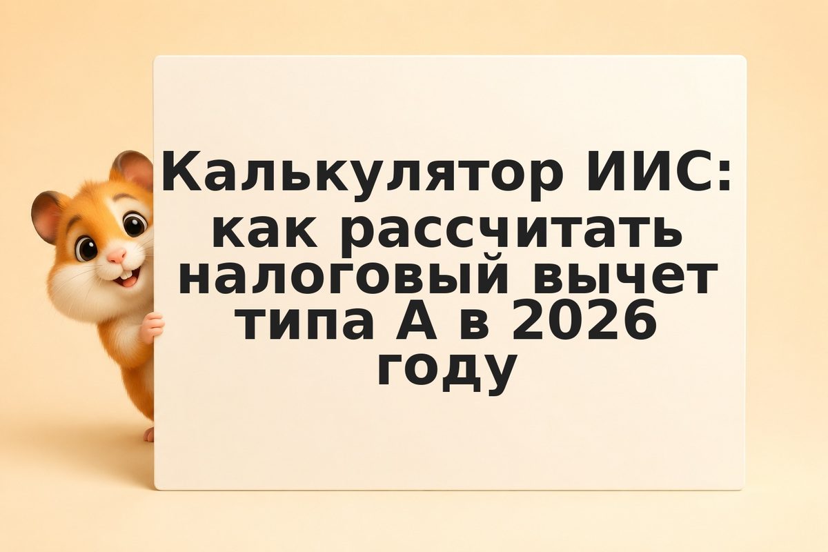 Калькулятор ИИС: как рассчитать налоговый вычет типа А в 2026 году