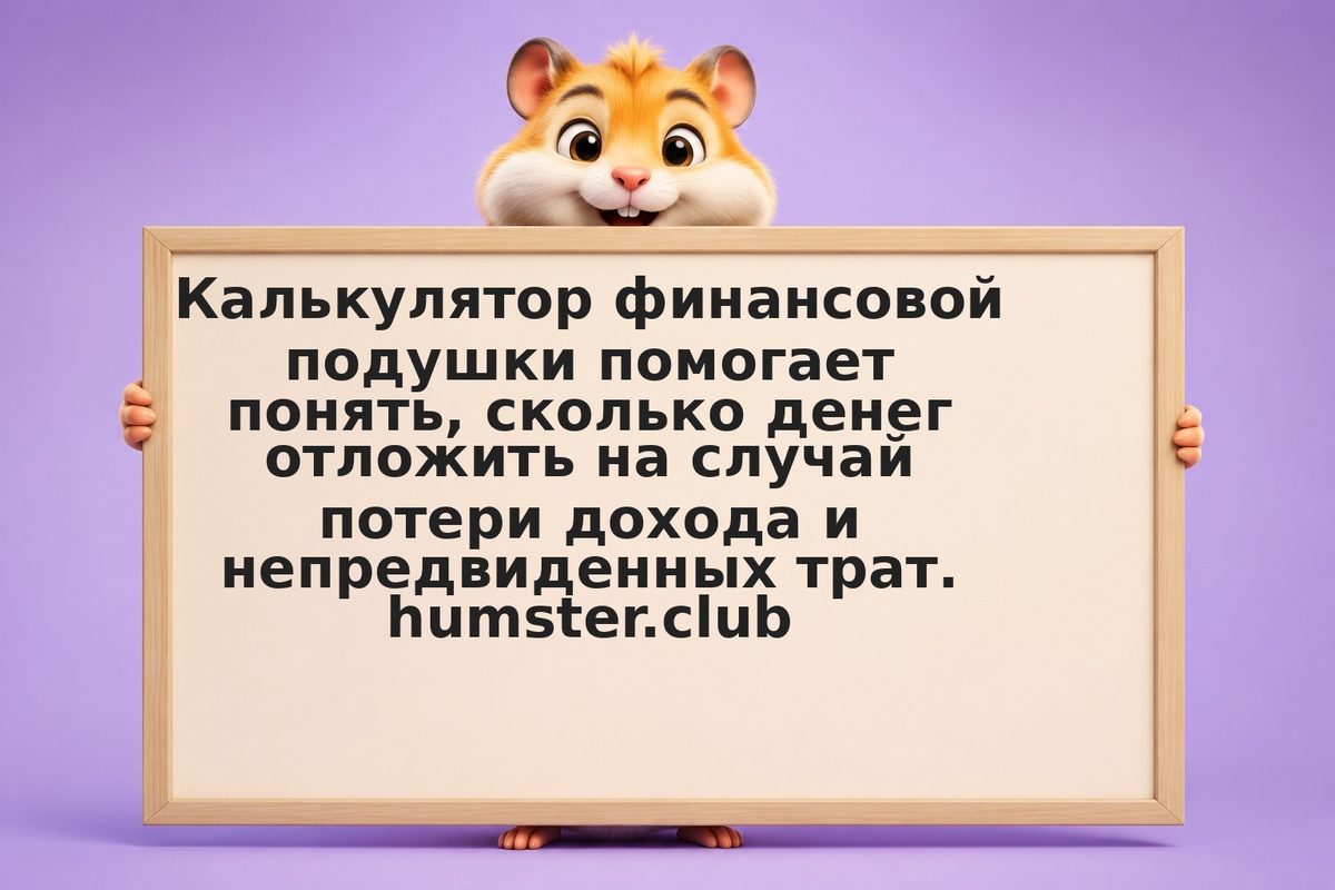 Калькулятор финансовой подушки: сколько отложить и где хранить