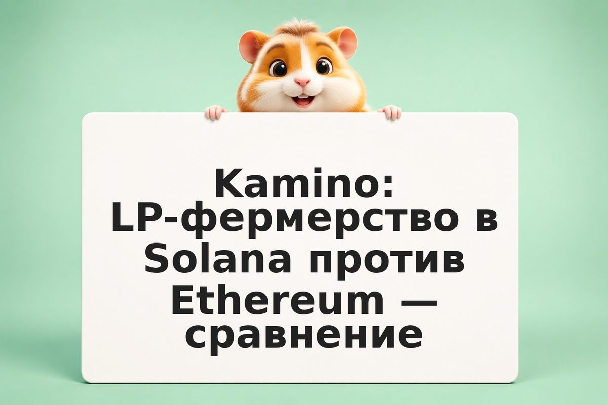 Kamino: LP-фермерство в Solana против Ethereum — сравнение