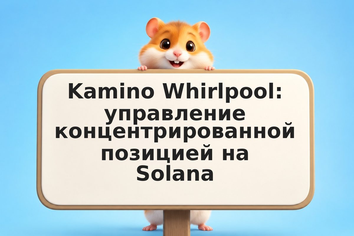 Kamino Whirlpool: управление концентрированной позицией на Solana