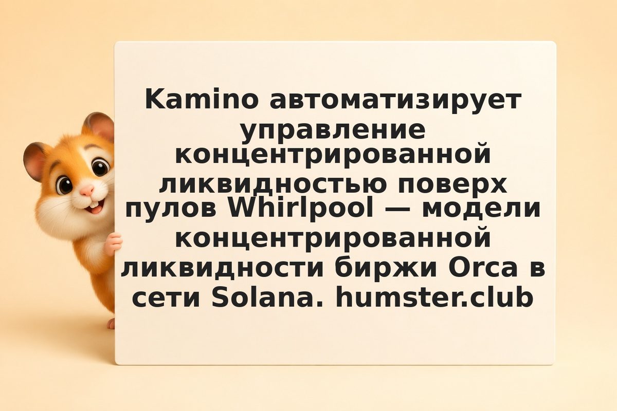Kamino Whirlpool: управление концентрированной позицией на Solana