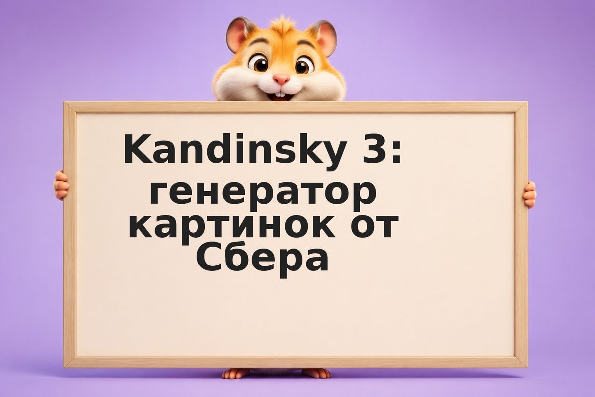 Kandinsky 3: генератор картинок от Сбера